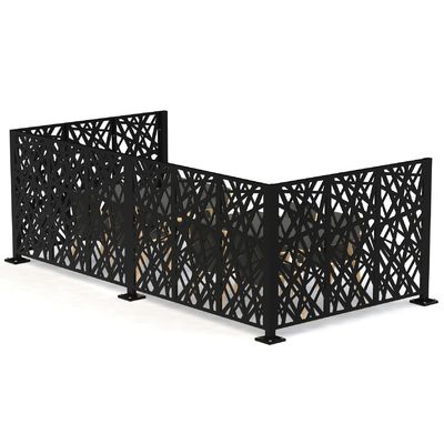 Aluminum Indoor Panel Screen Room Divider Artistic Or Decorative